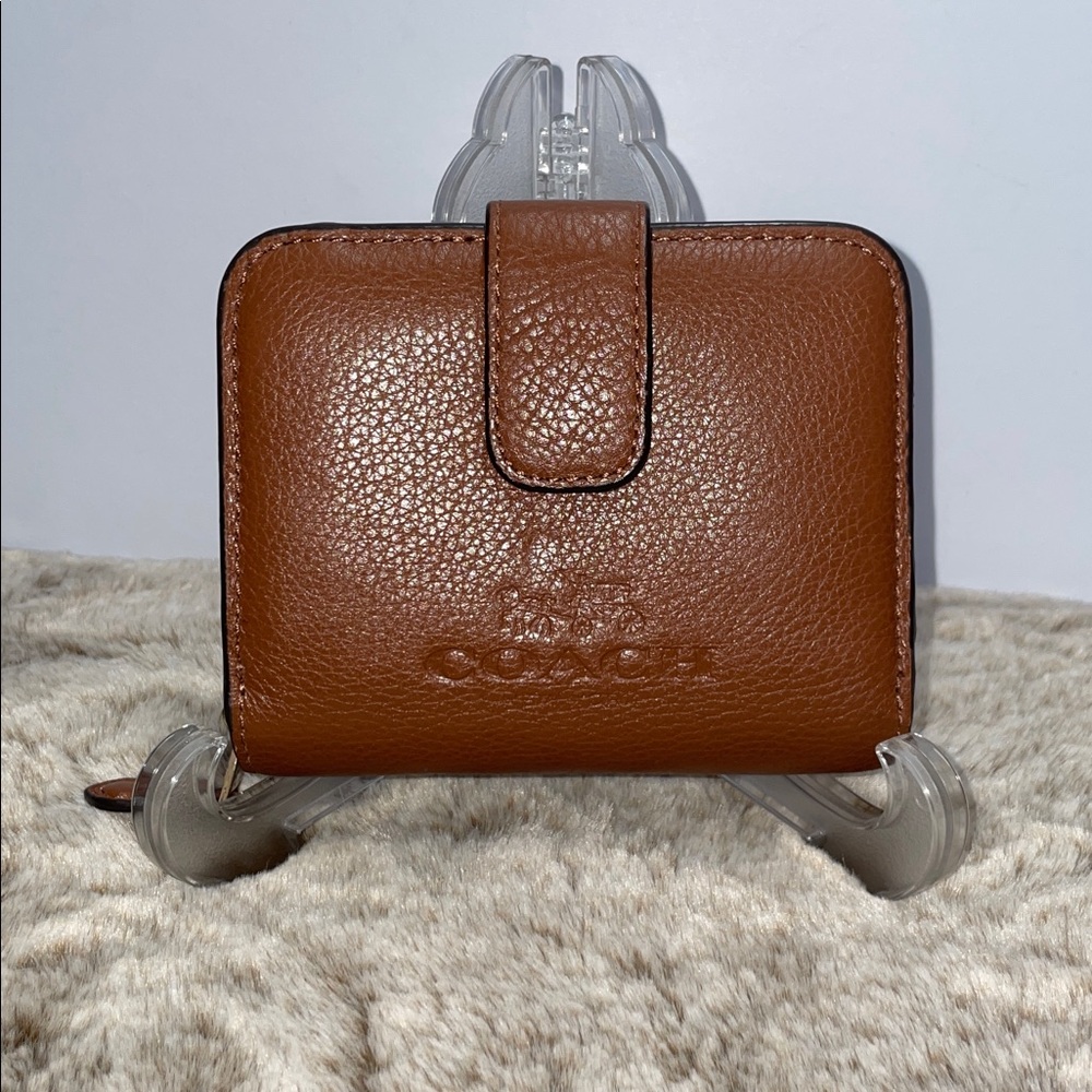 Coach Horse & Carriage Pebbled Leather Wallet